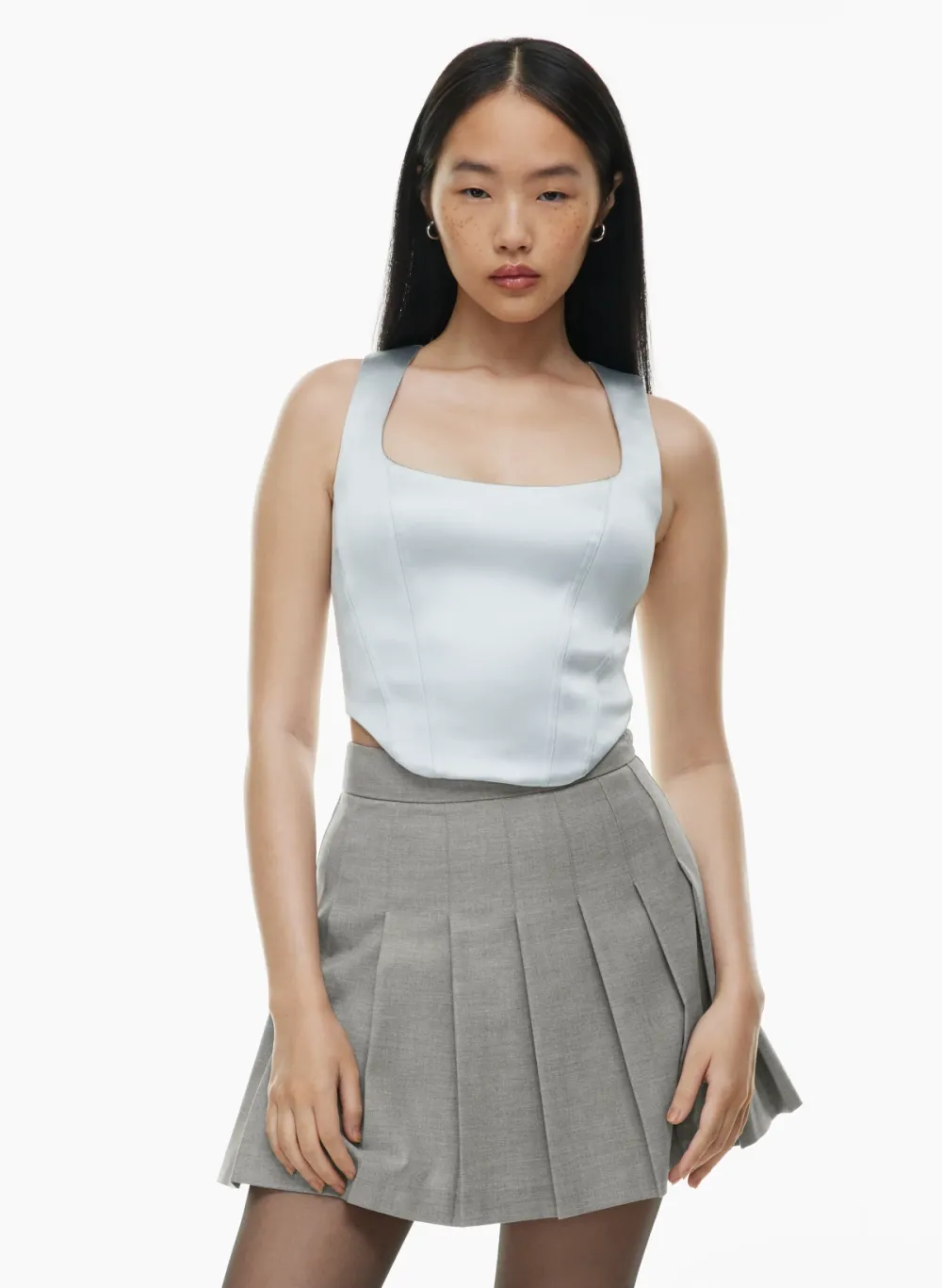 shiloh satin bustier