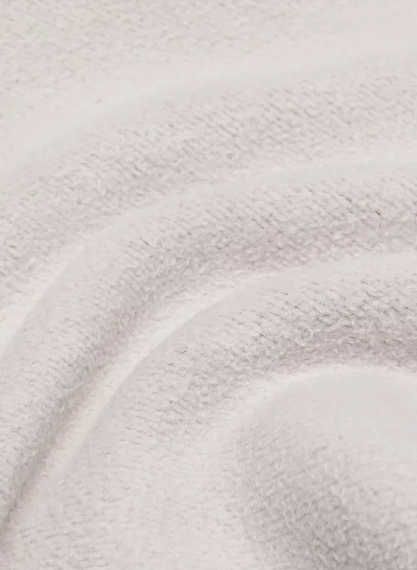 bubble fleece boyfriend hoodie