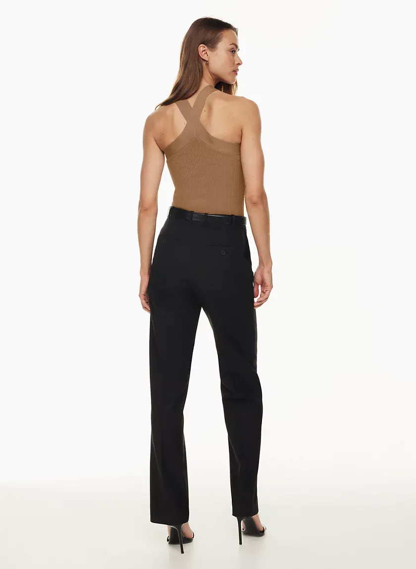 sculpt knit criss cross tank