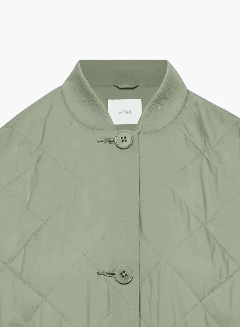 pavant quilted long jacket