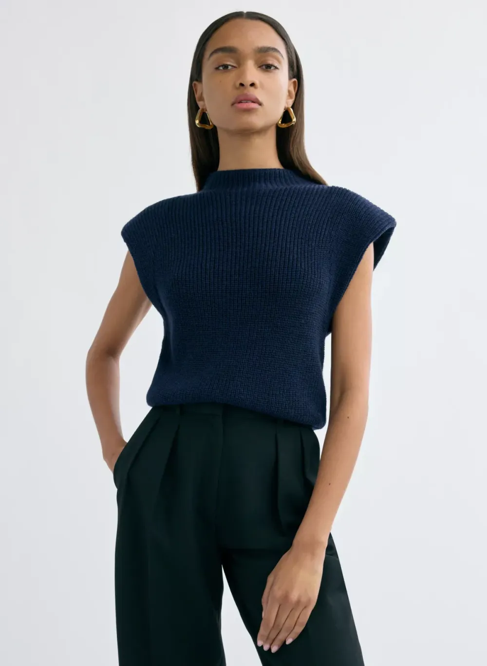 hazlitt sweater vest