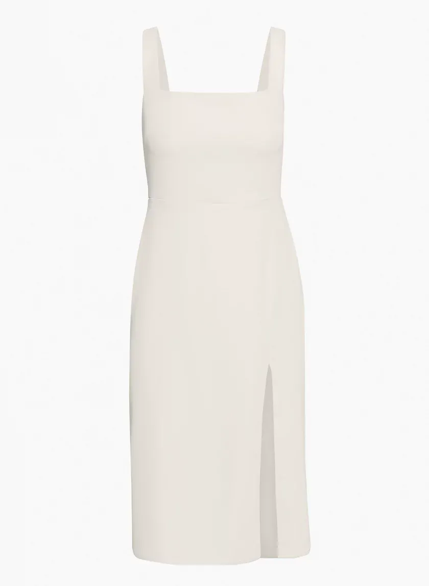 '90s slit midi dress