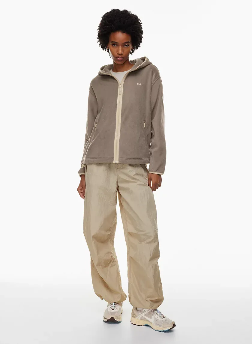 sno polar oversized zip hoodie