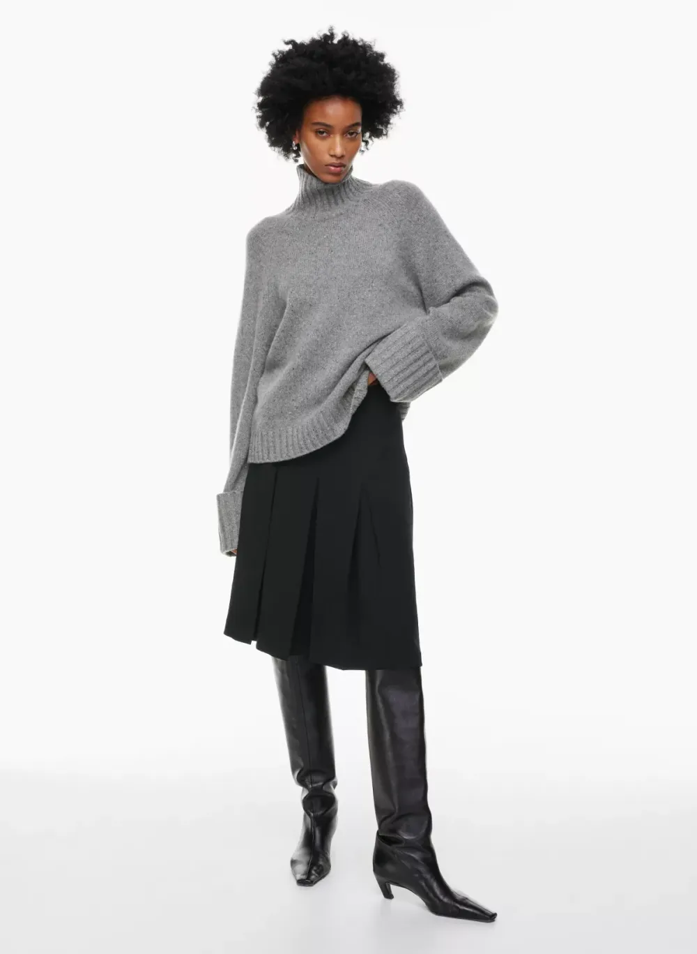 windmill pleated skirt