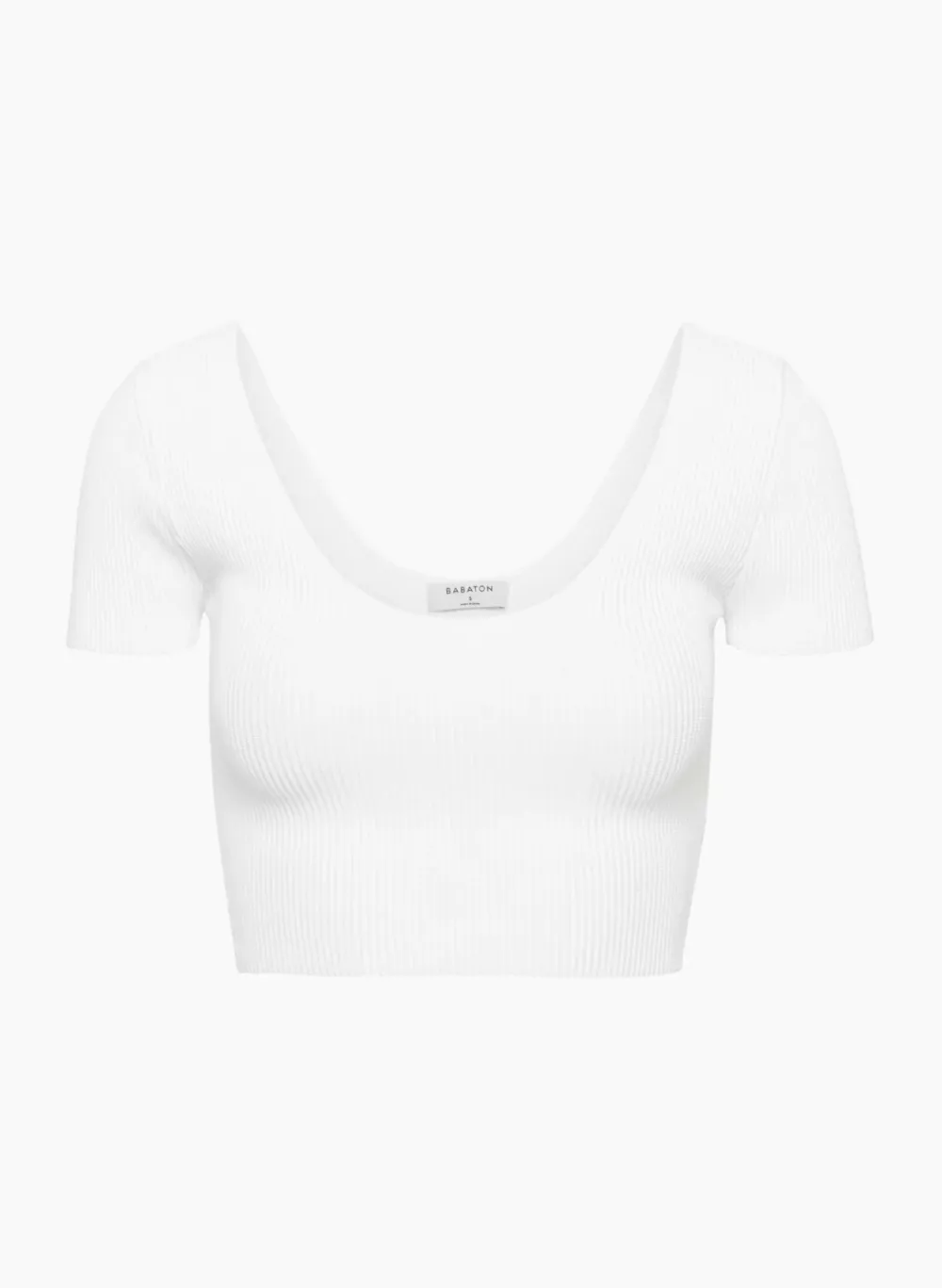 sculpt knit scoopneck top