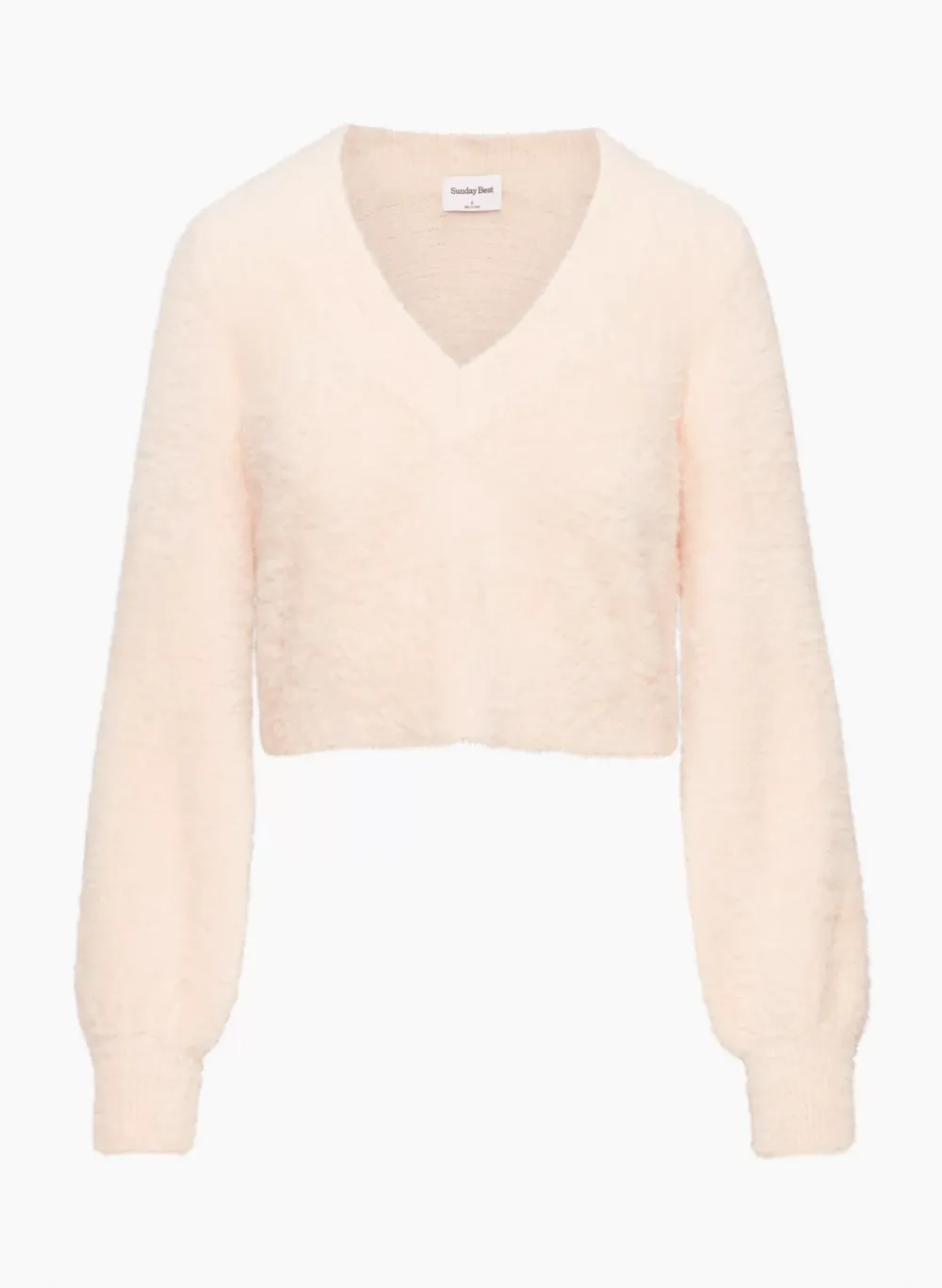 kitten v-neck sweater