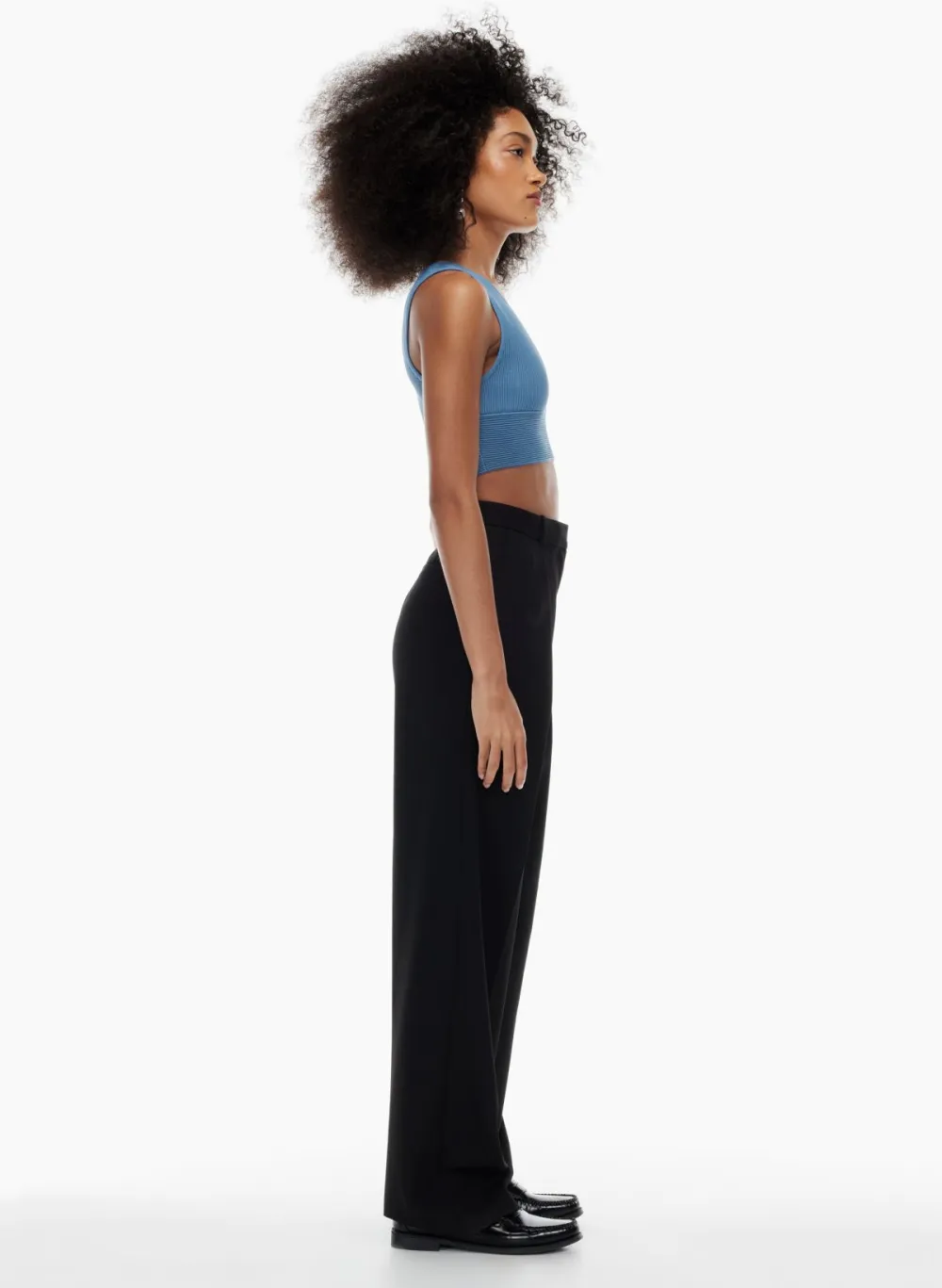 sculpt knit deep v tank