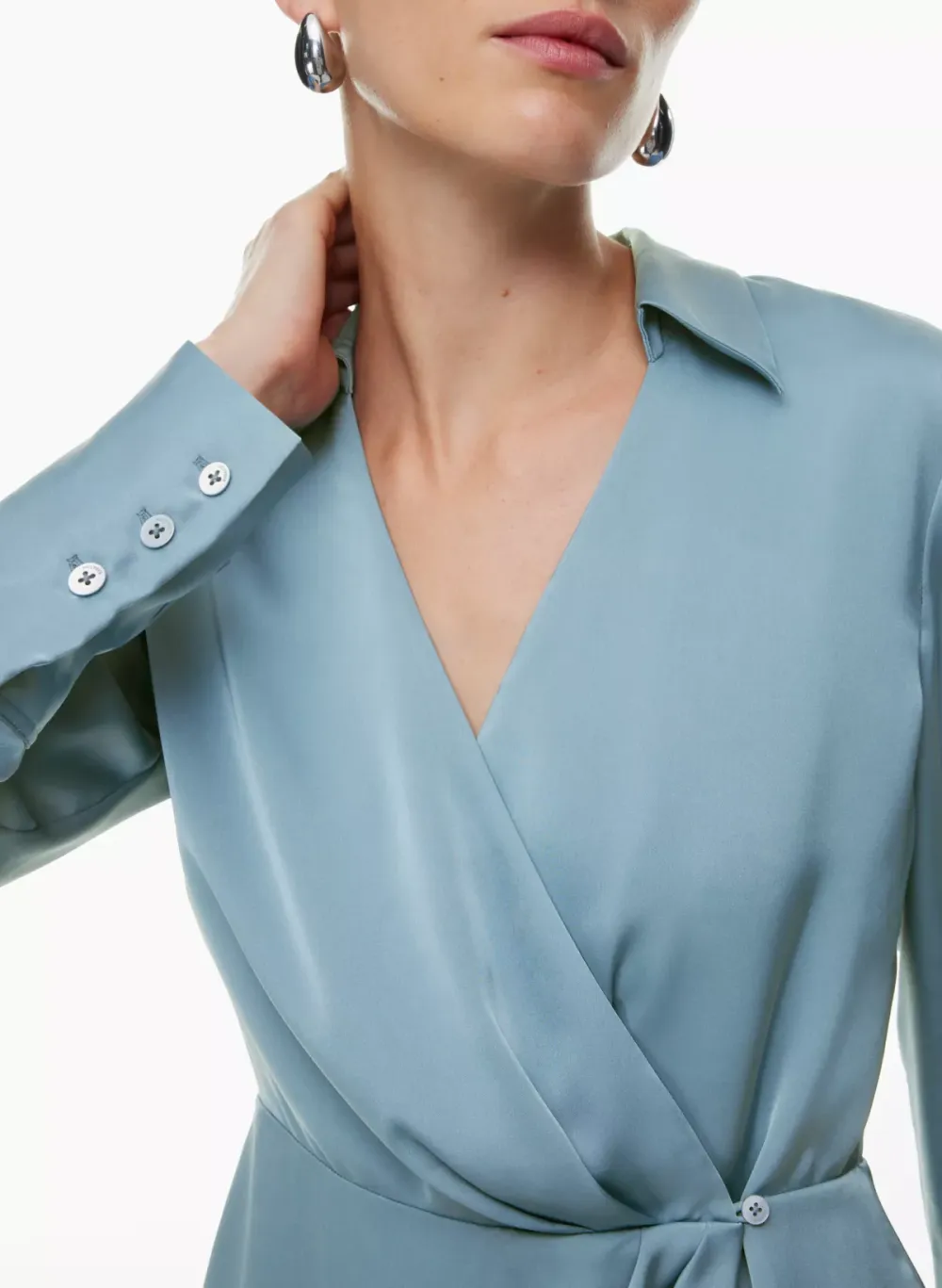 larchmont satin dress