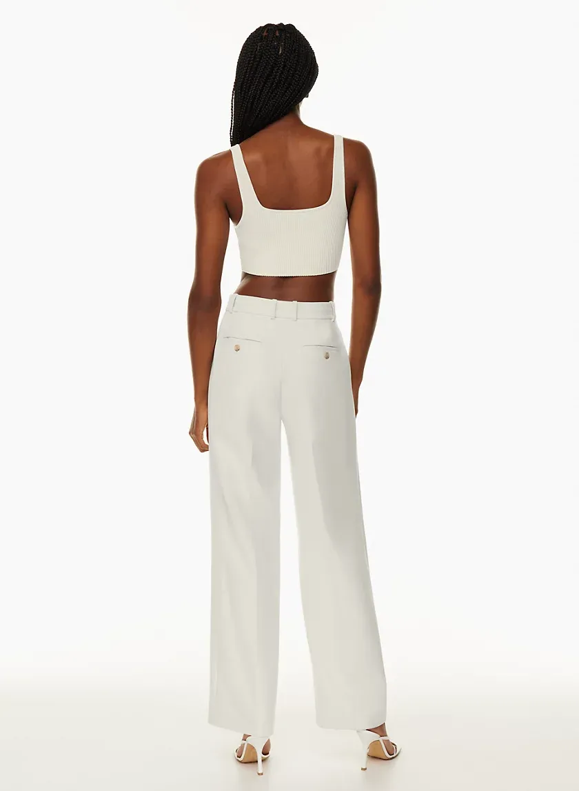 sculpt knit notch tank