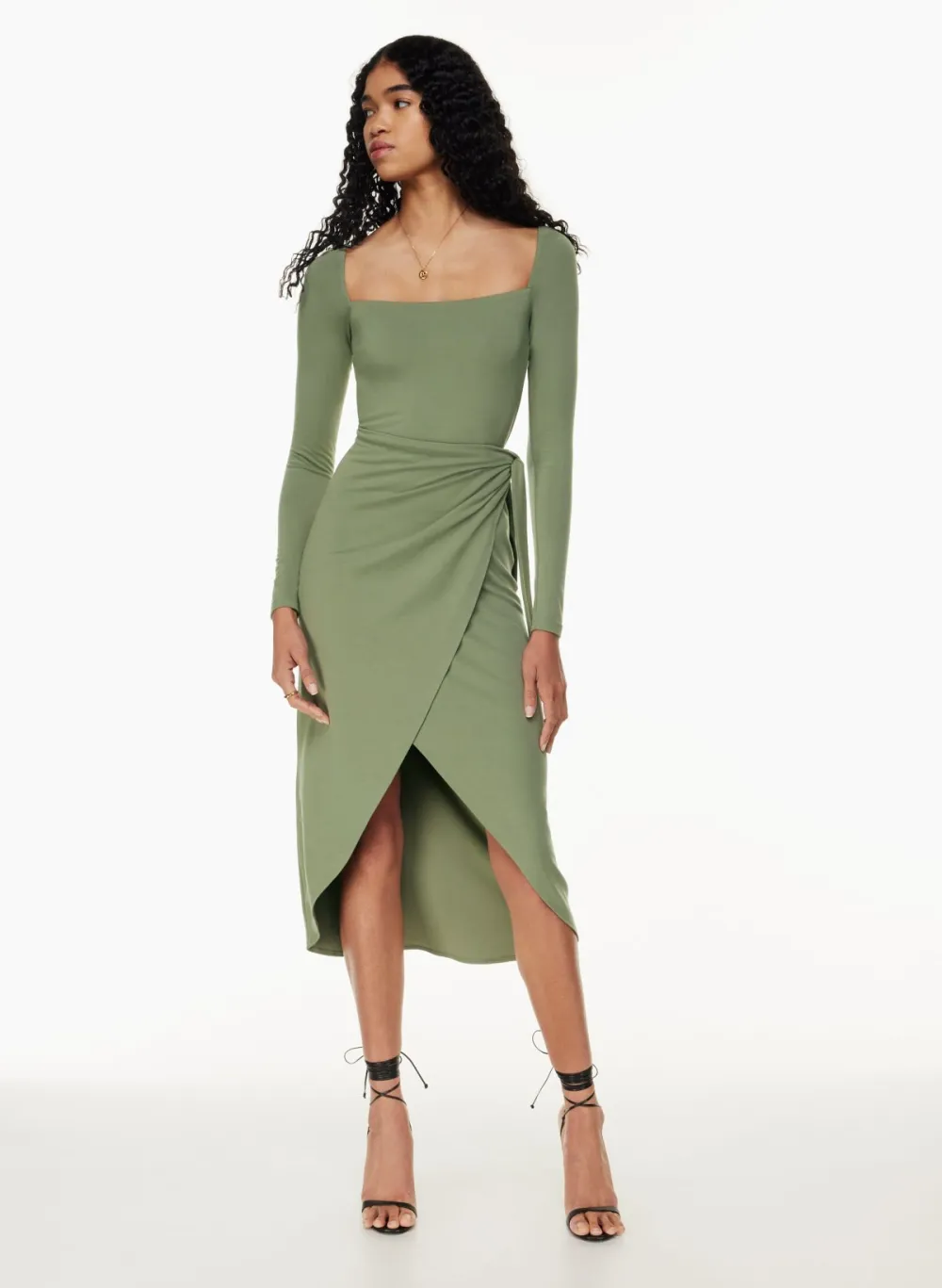 saturn longsleeve midi dress