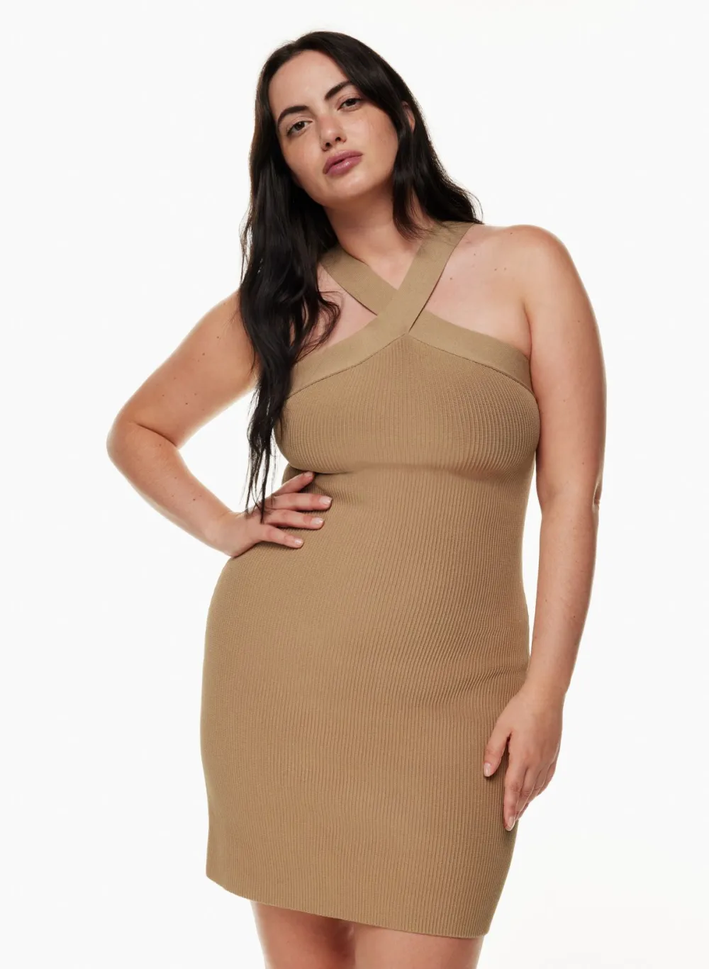 sculpt knit criss cross dress