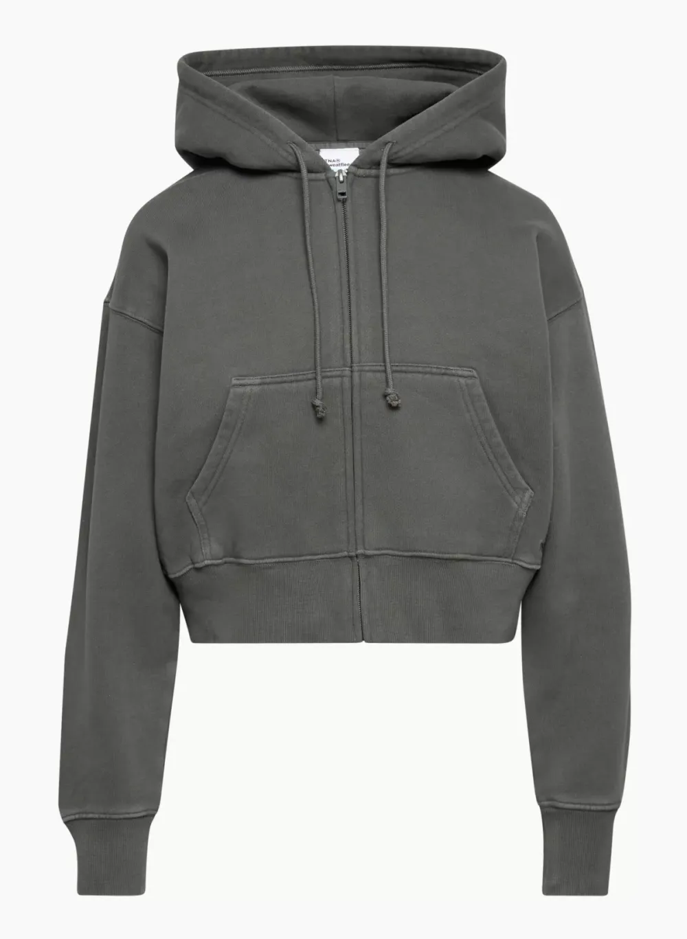 cozy fleece boyfriend boxy zip hoodie