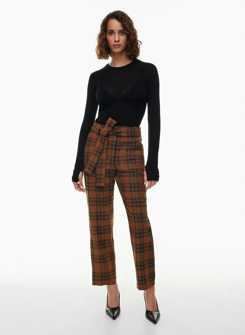 tie-front pant