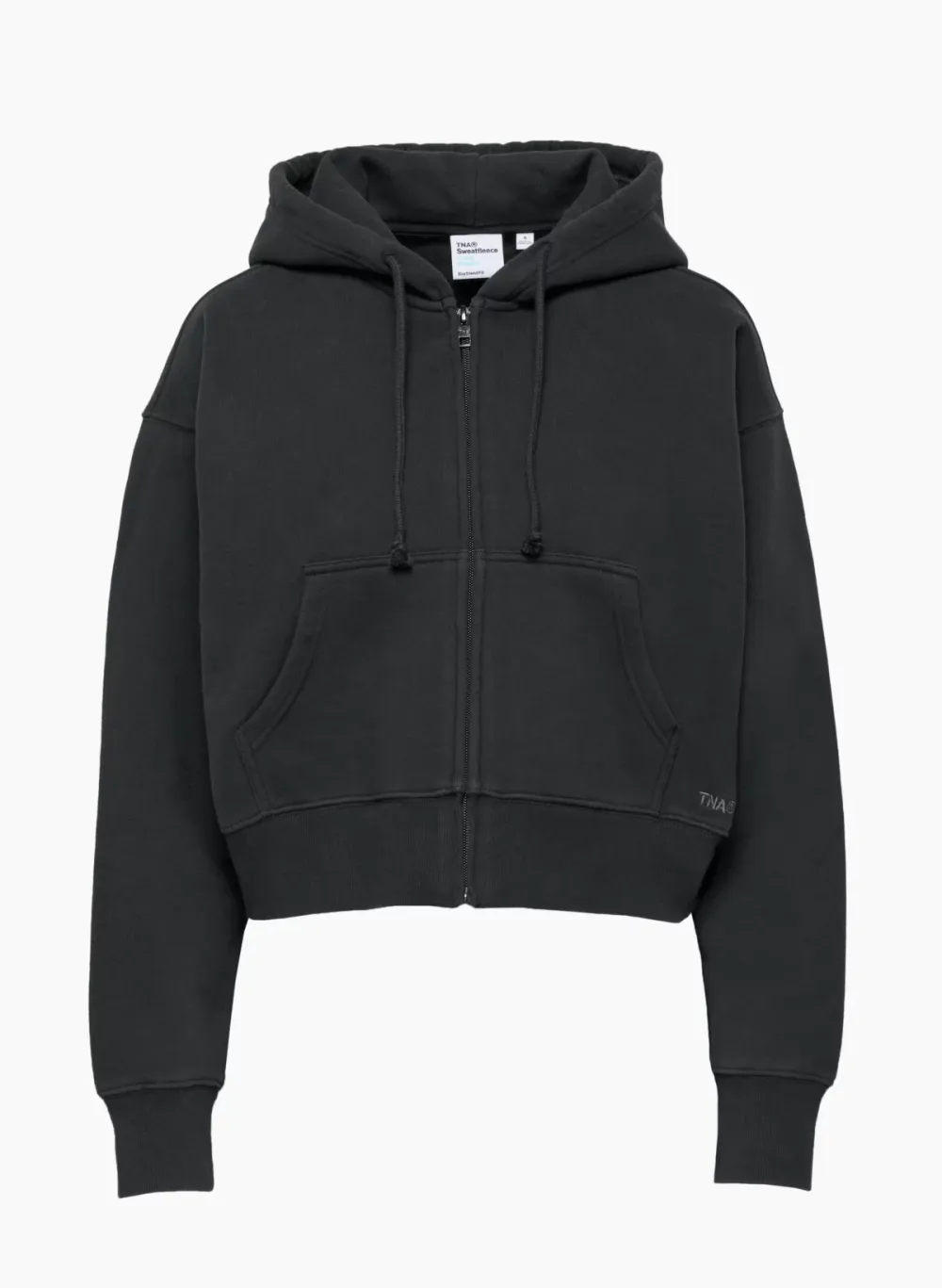 cozy fleece boyfriend boxy zip hoodie