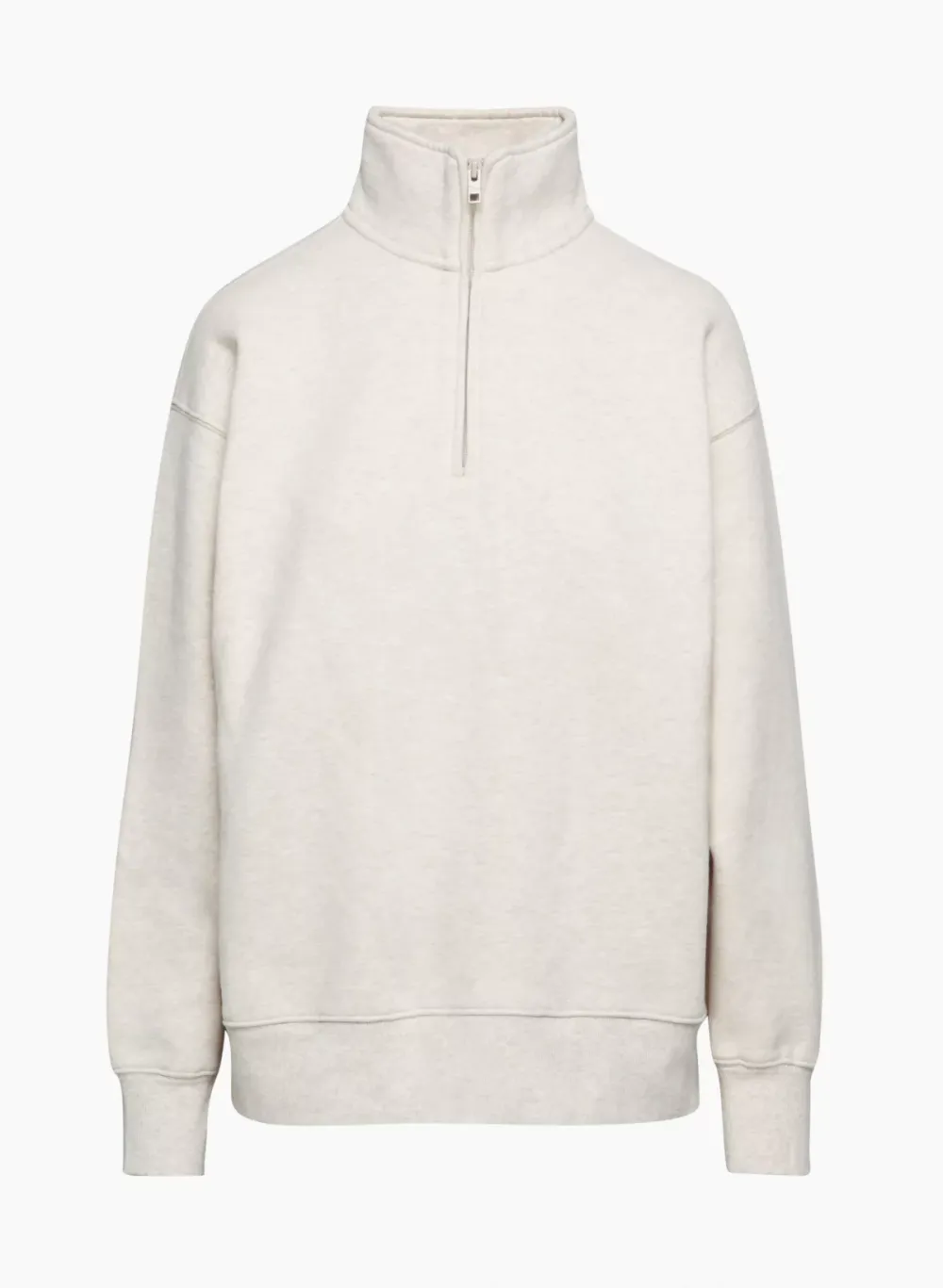 cozy fleece boyfriend 1/4 zip sweatshirt