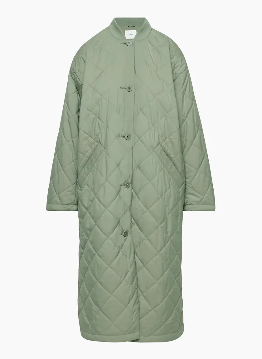 pavant quilted long jacket