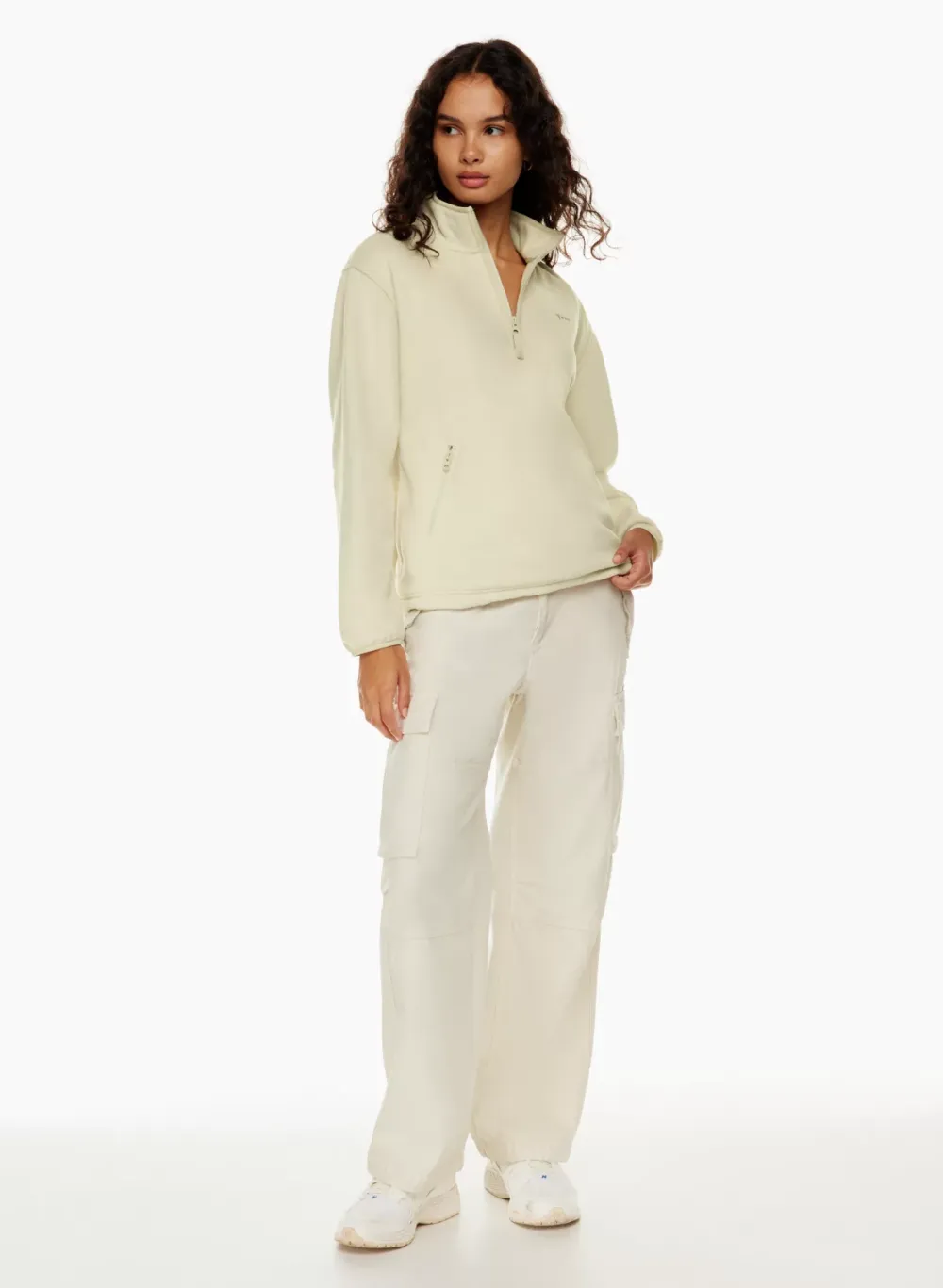 sno polar 1⁄4 zip hip sweater