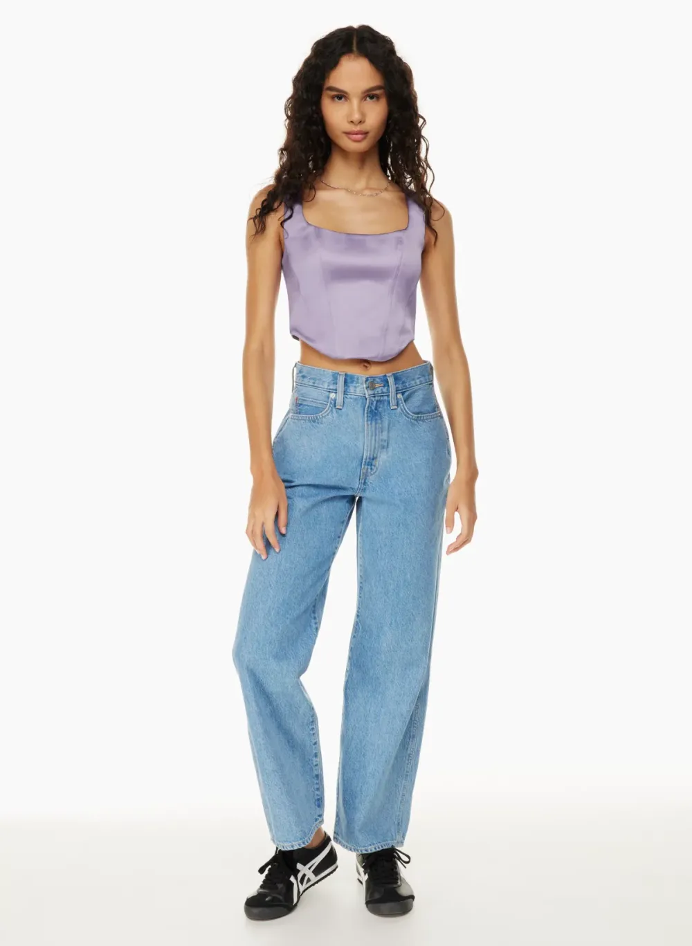 shiloh satin bustier