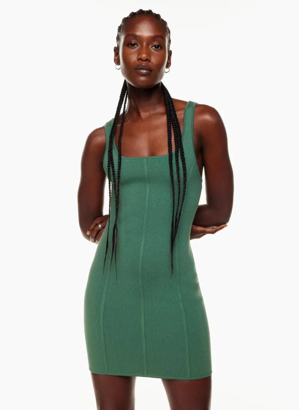 sculpt knit bustier dress