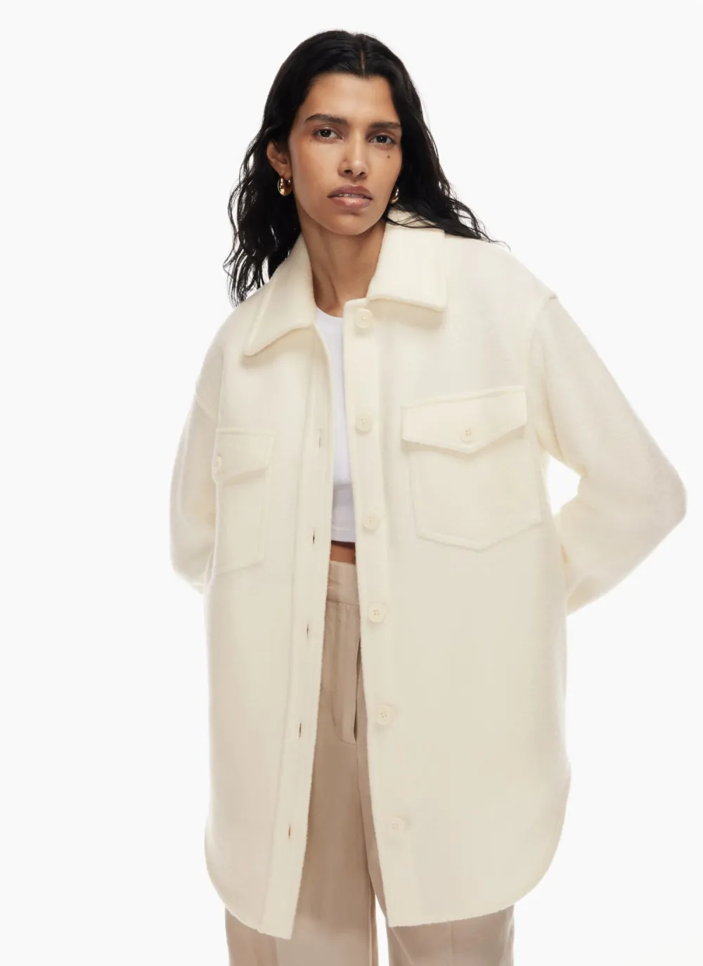 the gannaTM shirt jacket