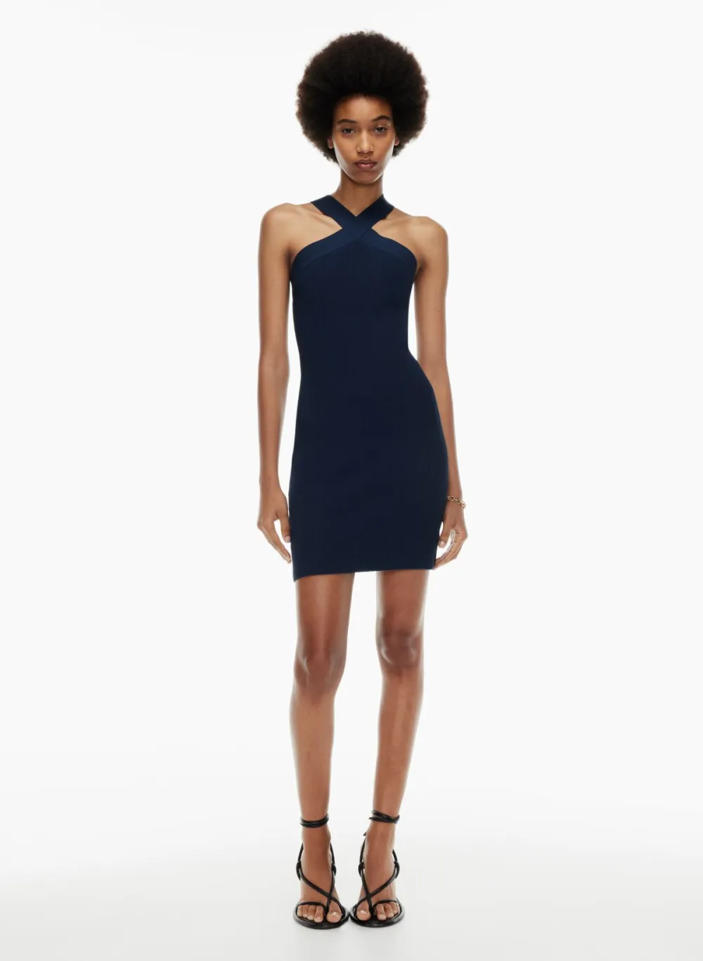 sculpt knit criss cross dress