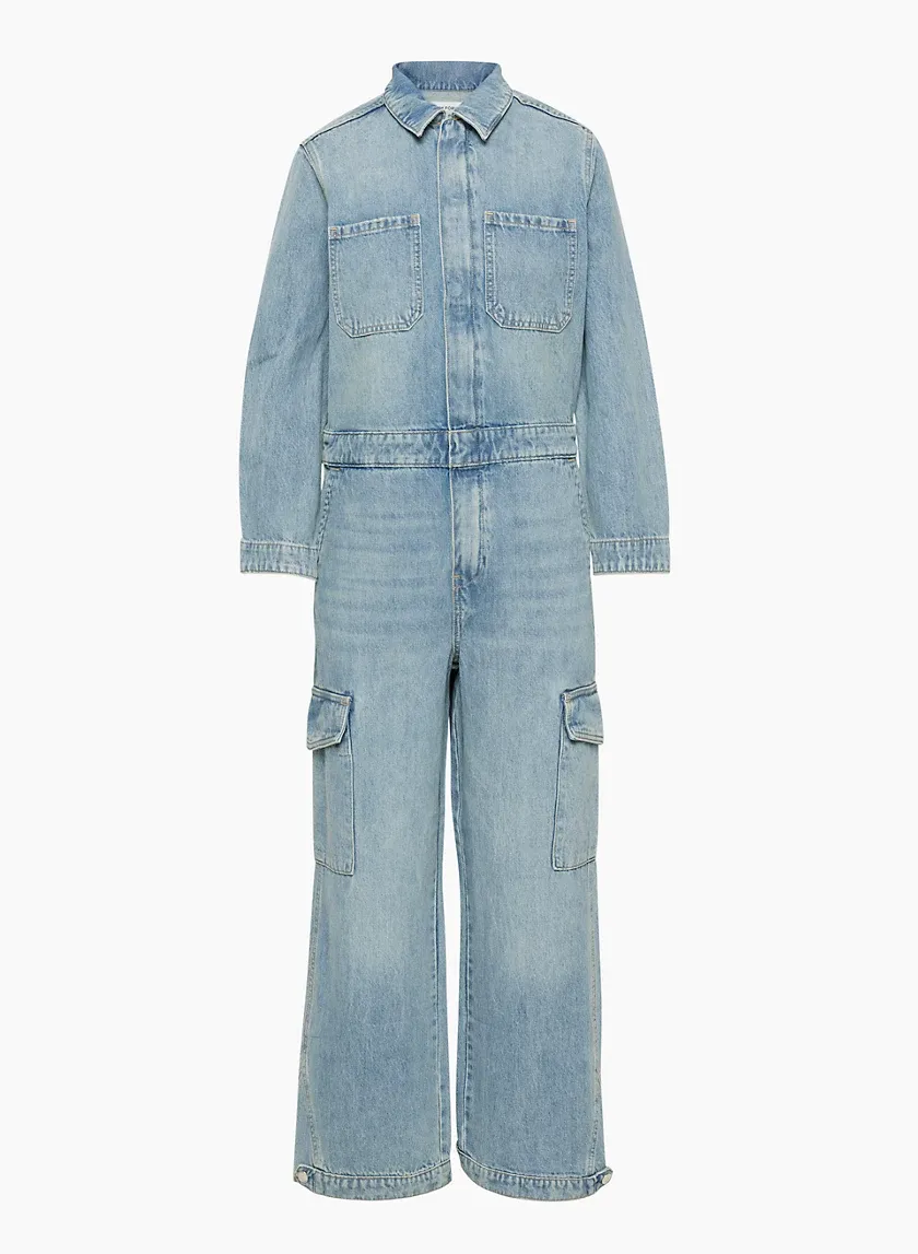 the '90s denim jumpsuit