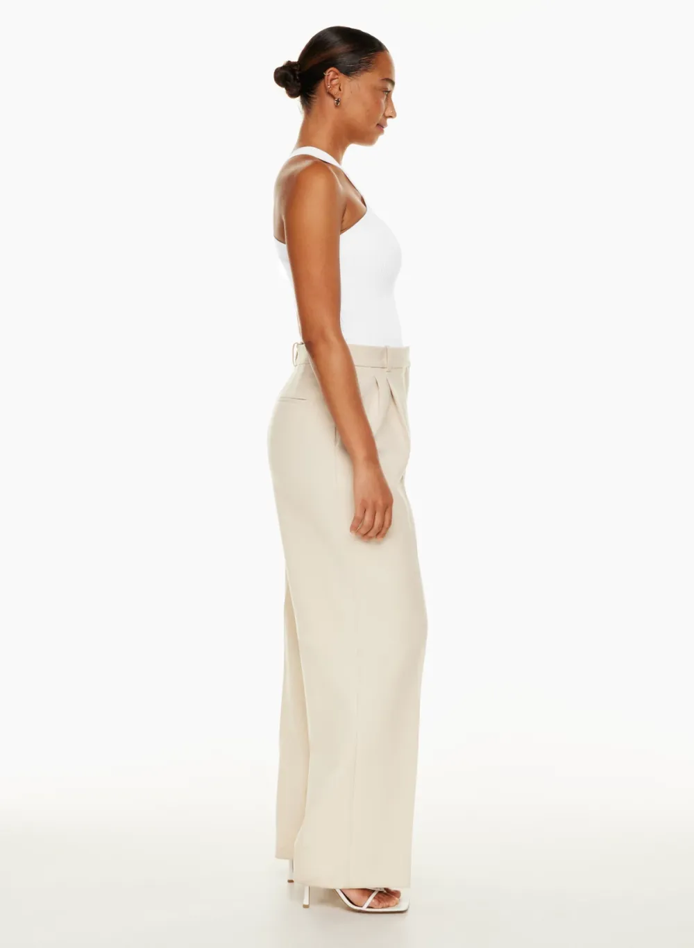 sculpt knit criss cross tank