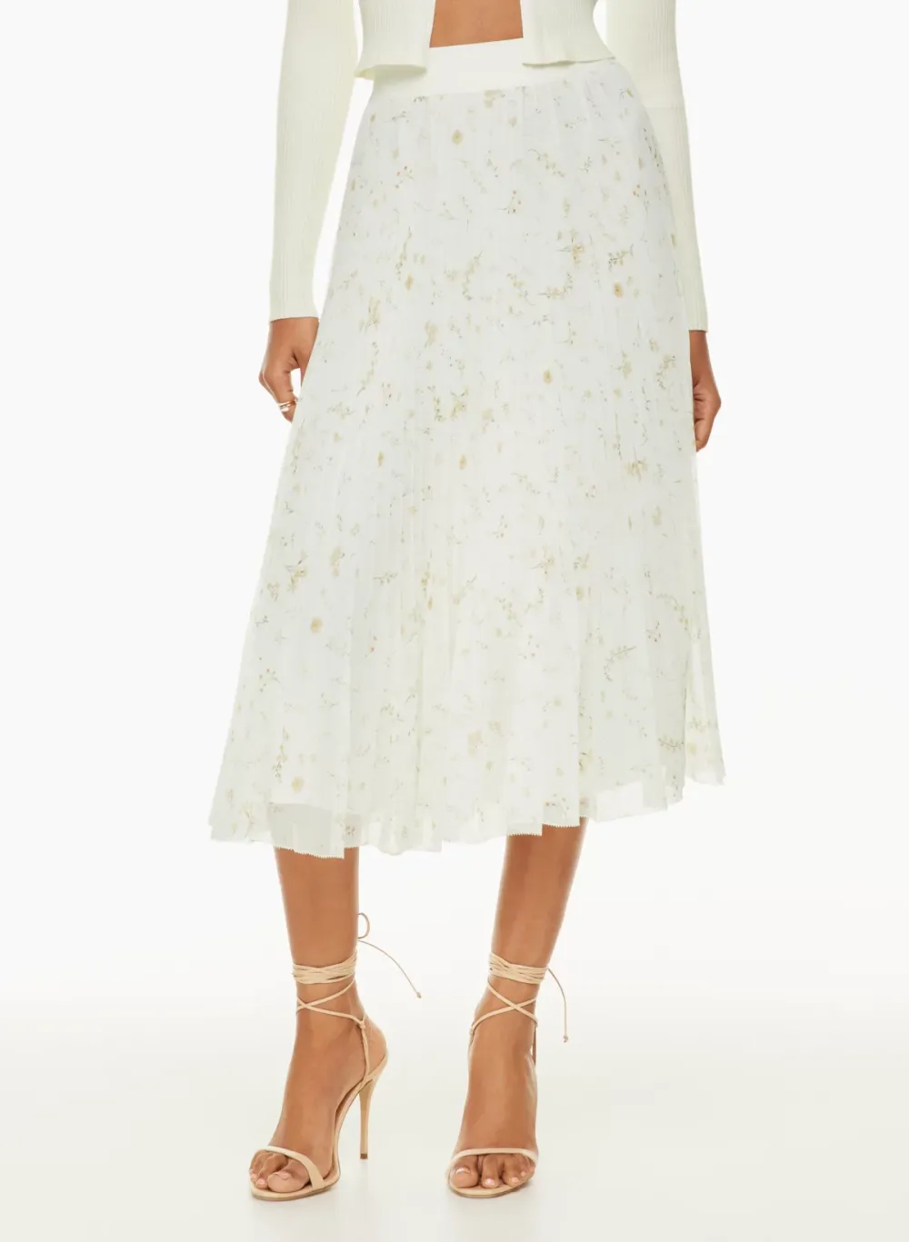 new twirl pleated skirt