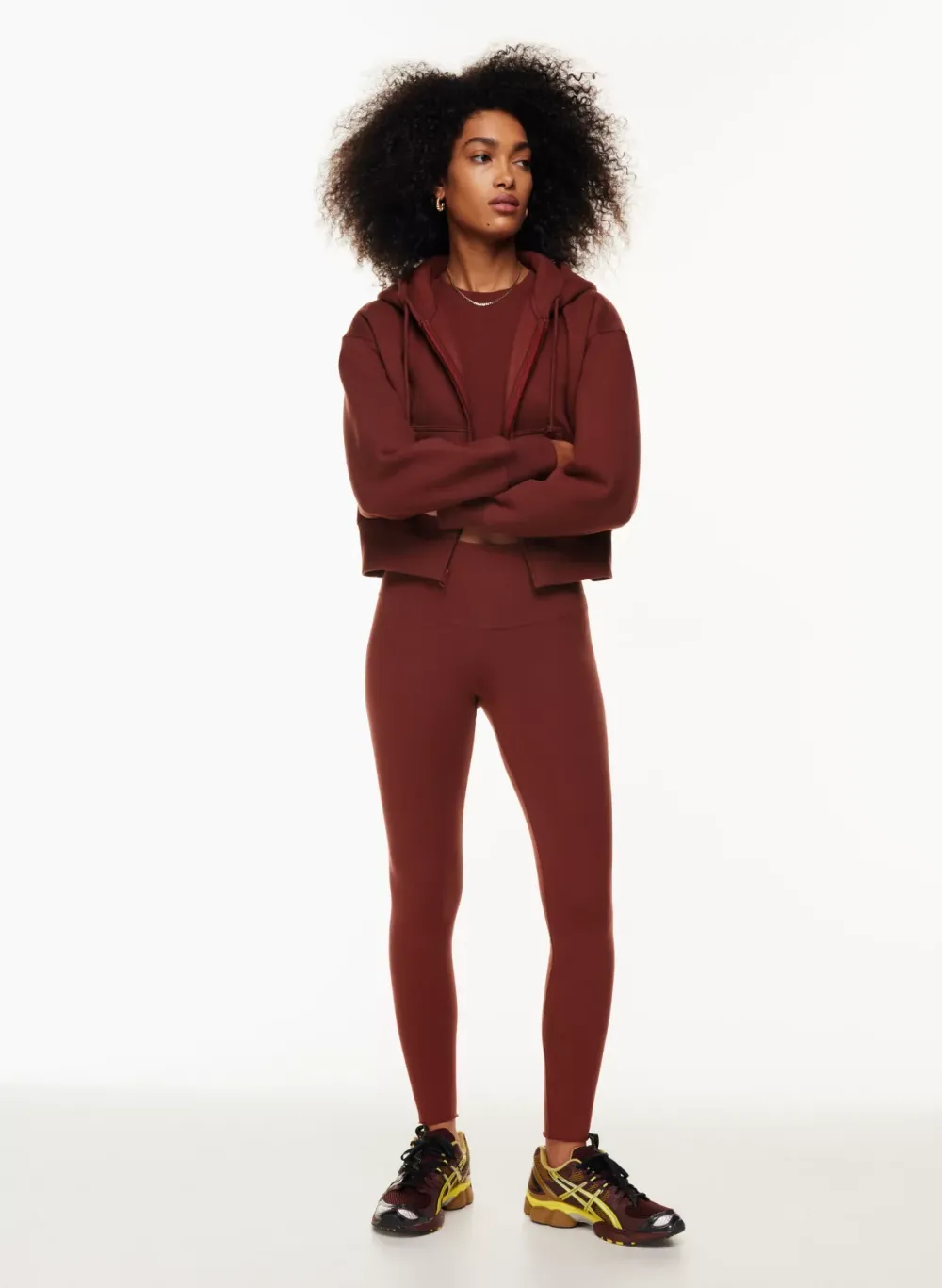 cozy fleece boyfriend boxy zip hoodie