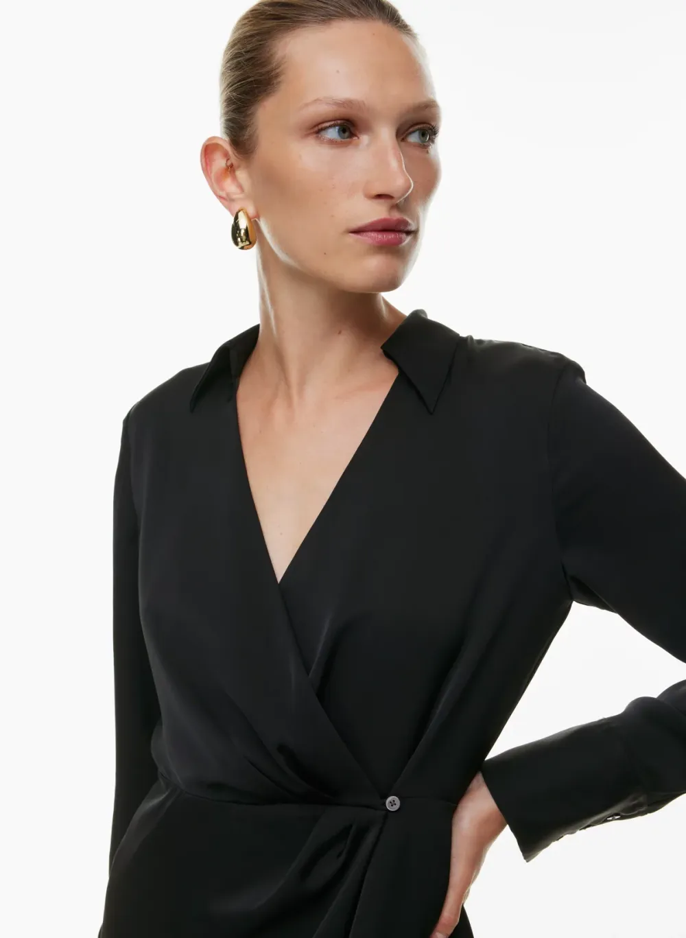 larchmont satin dress