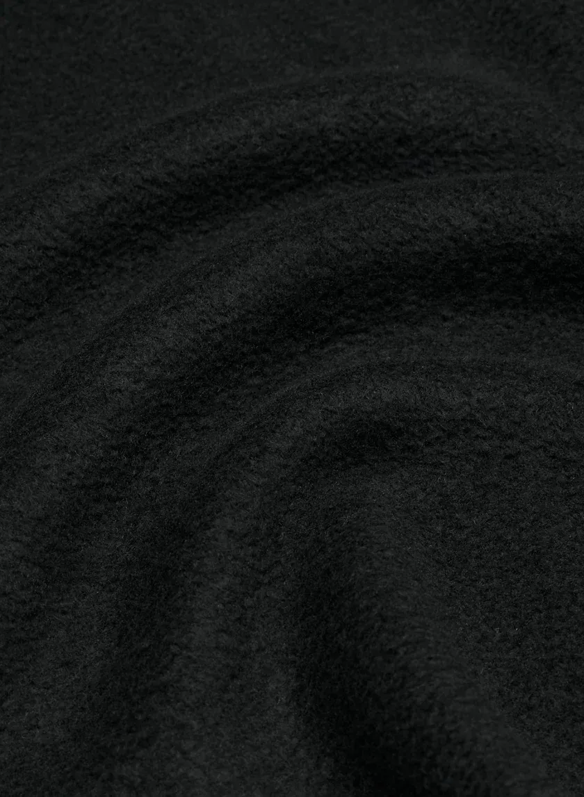 bubble fleece boyfriend crew sweatshirt