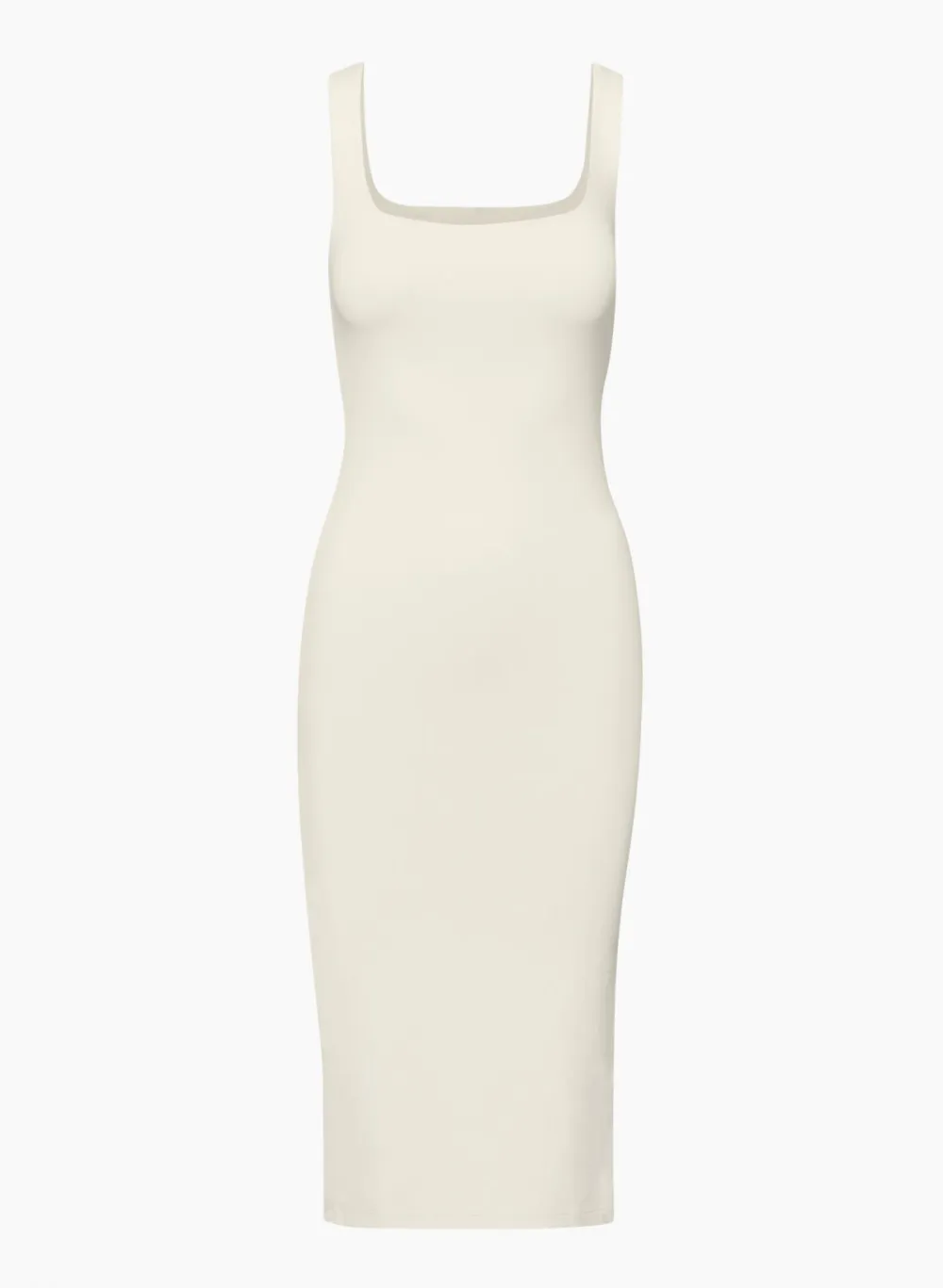 contour squareneck midi dress