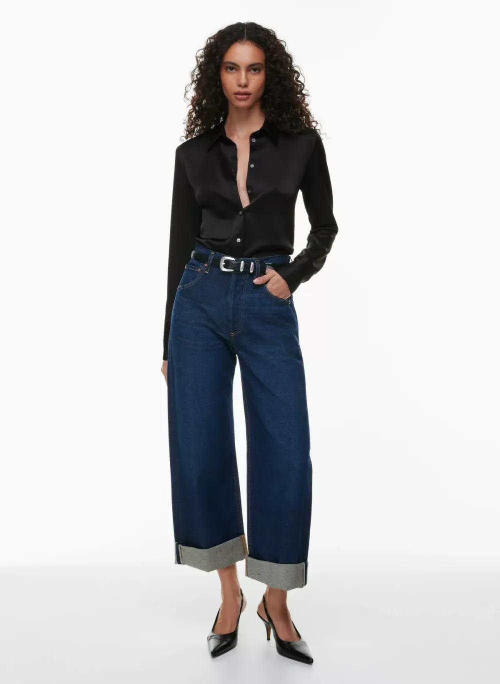 ayla baggy cuffed jean