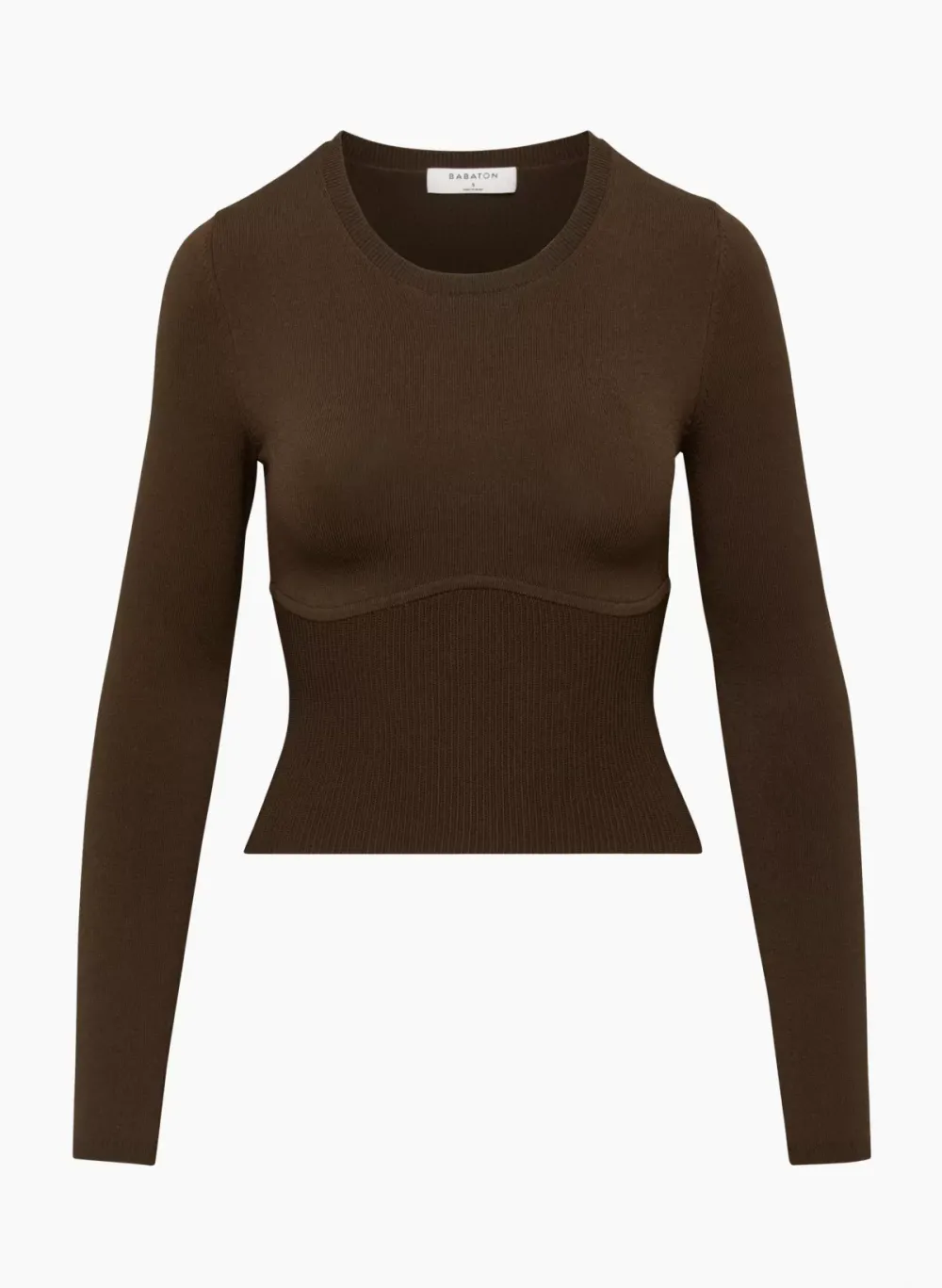 sculpt knit empire longsleeve