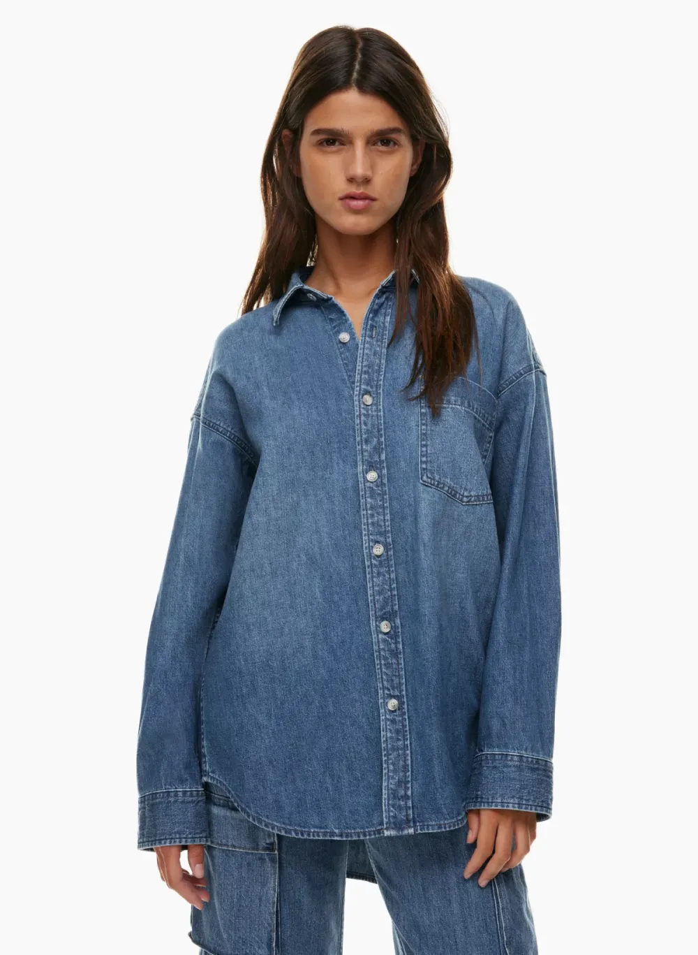 the '80s comfy denim shirt