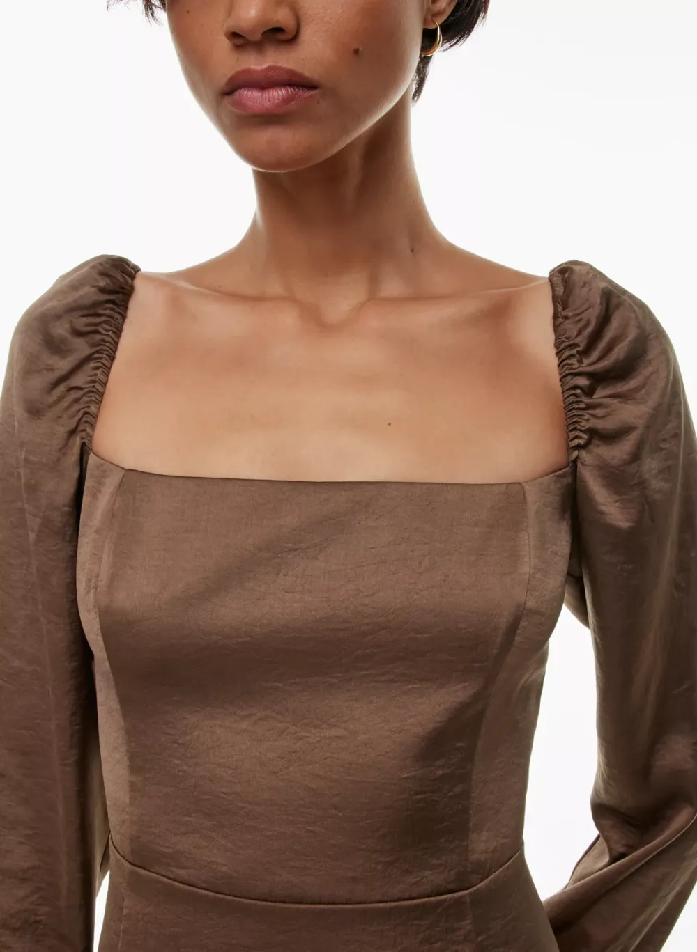 bridgerton satin dress