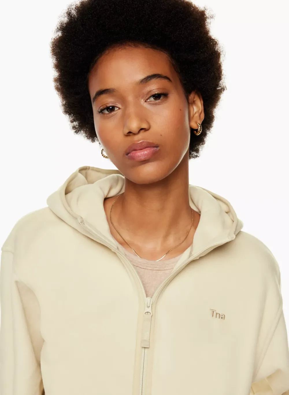 sno polar oversized zip hoodie