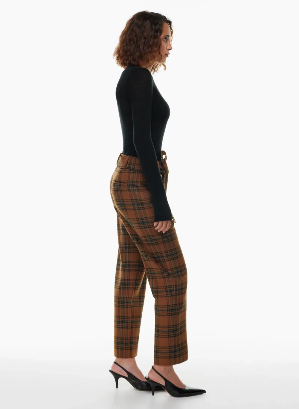 tie-front pant