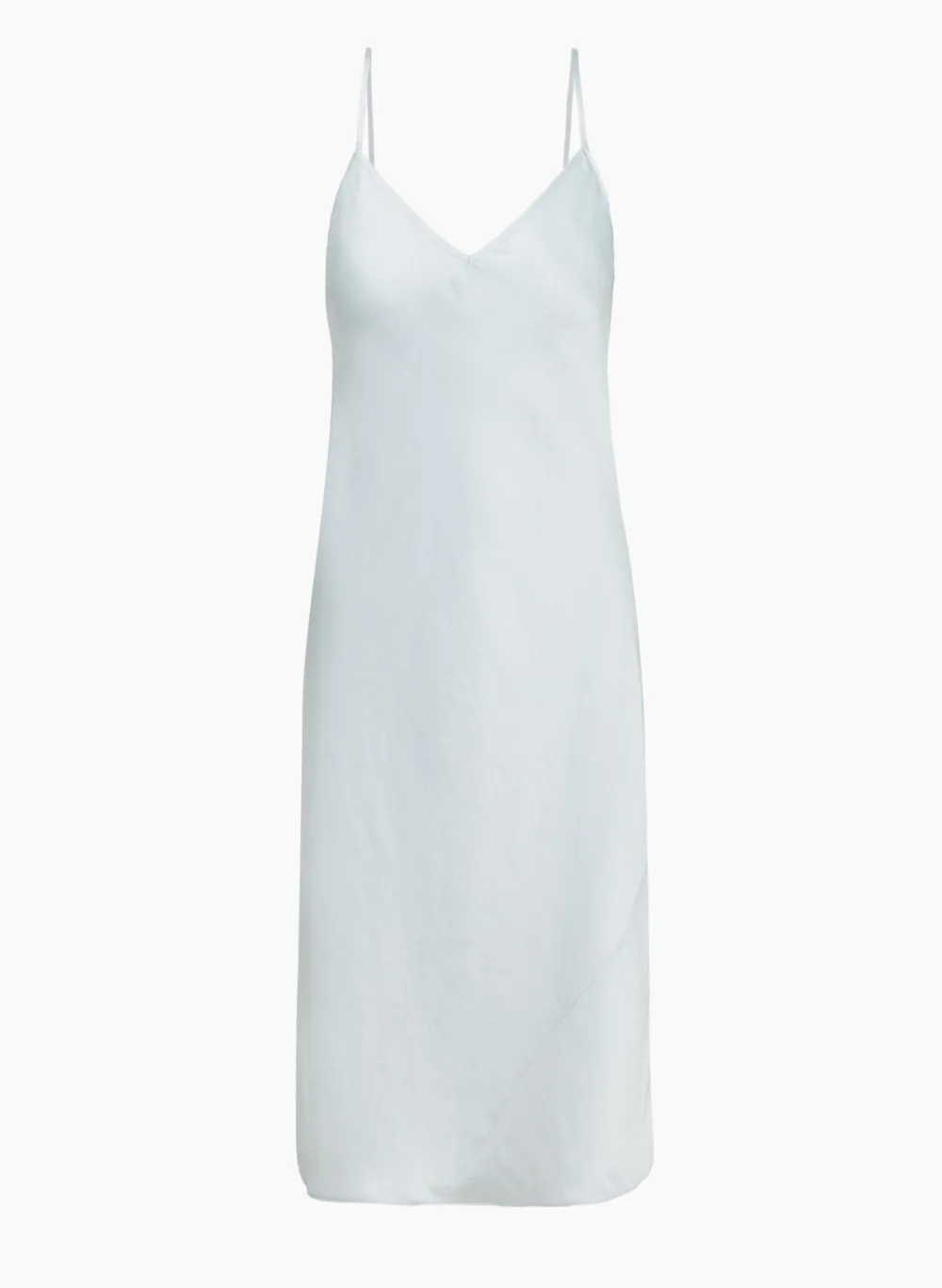 only slip satin midi dress