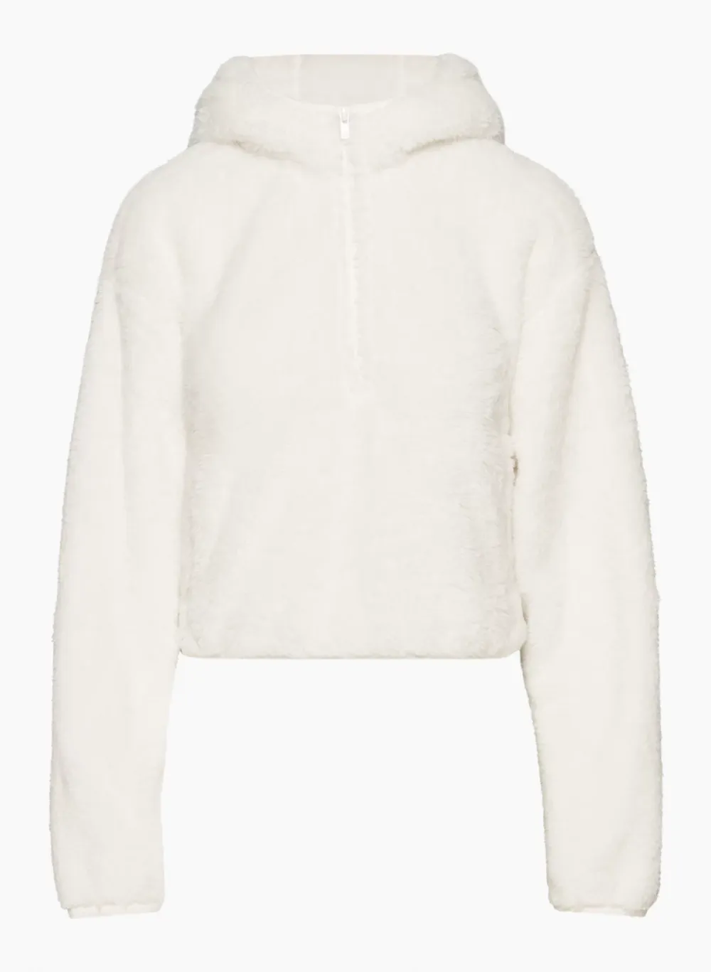 fuzzy zip hoodie