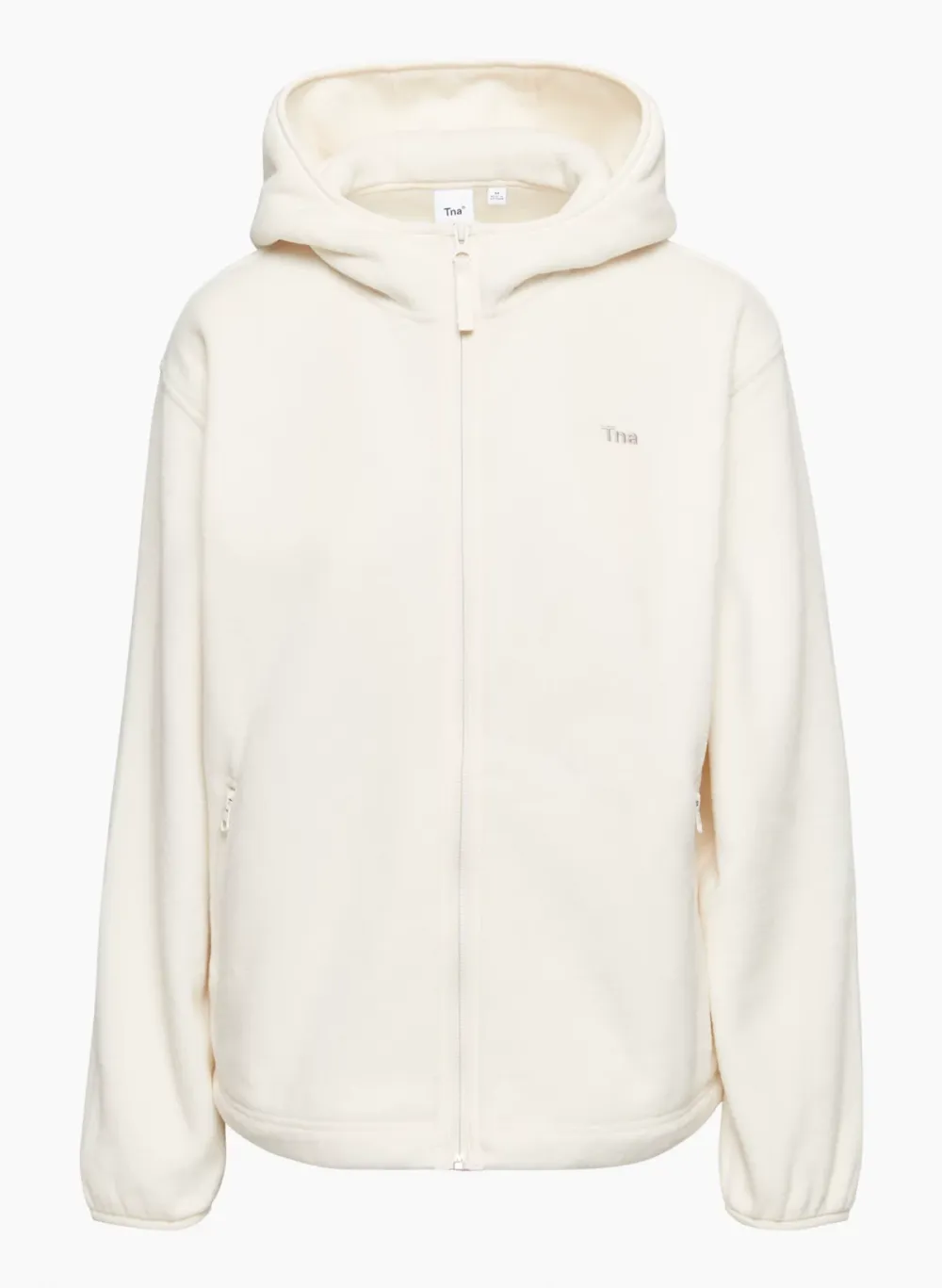 sno polar oversized zip hoodie