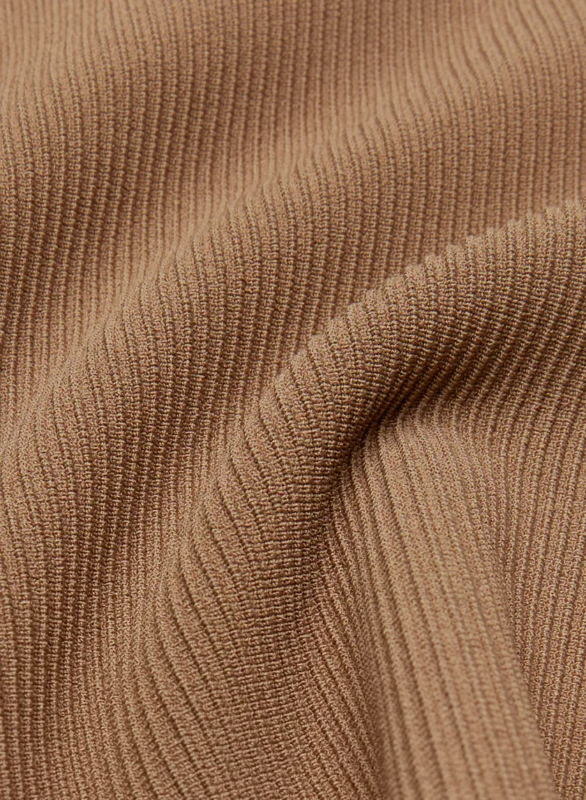 sculpt knit racer mini dress