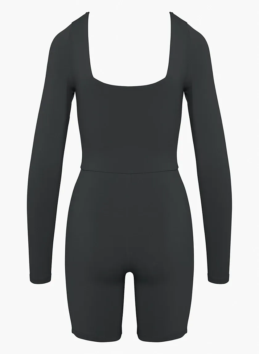 contour squareneck longsleeve romper