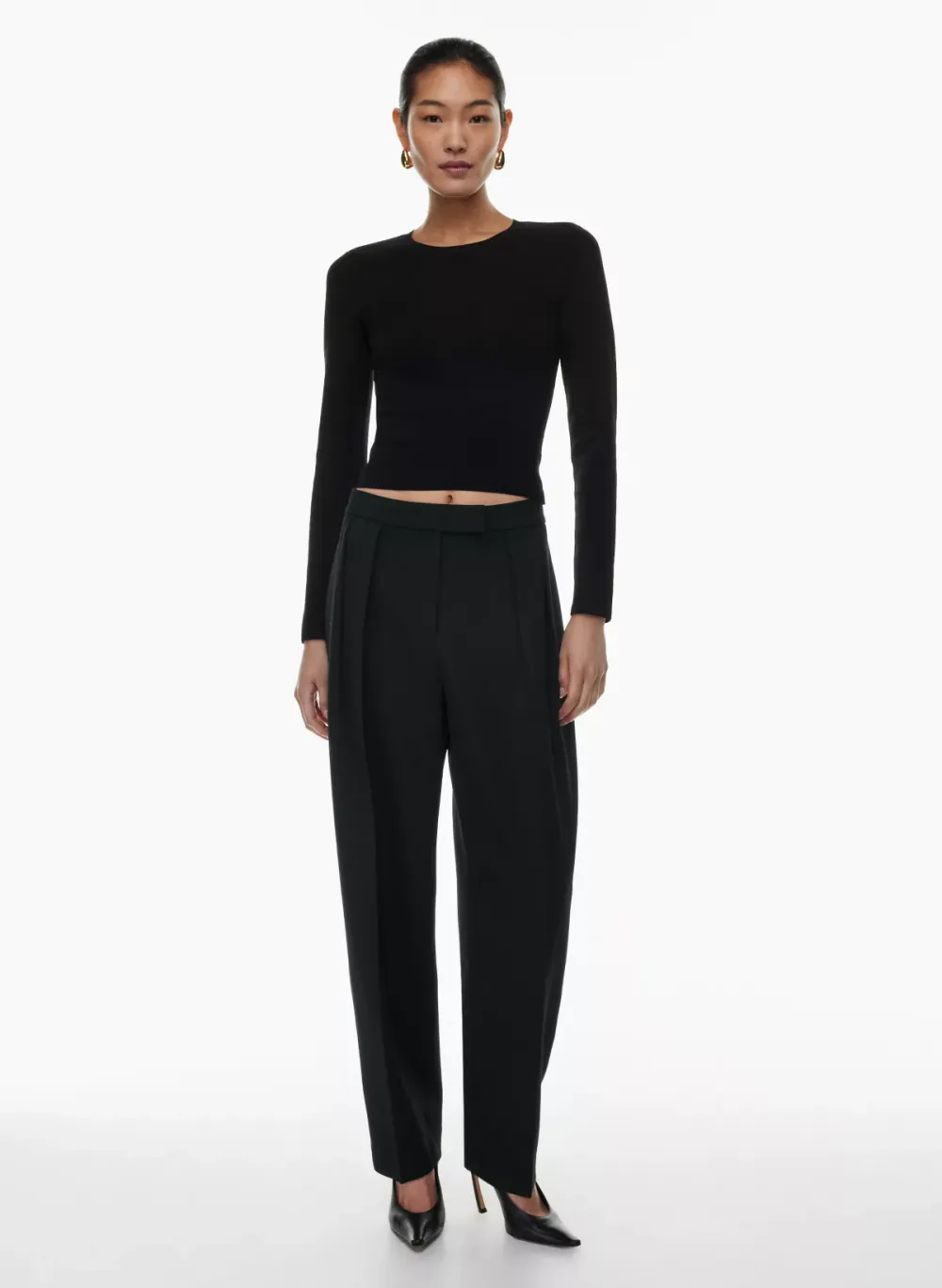 sculpt knit crew longsleeve