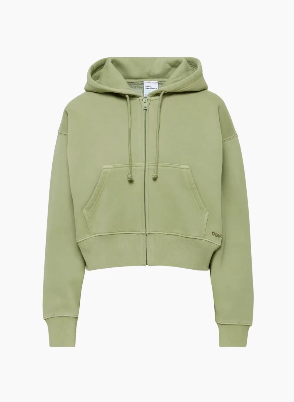 cozy fleece boyfriend boxy zip hoodie