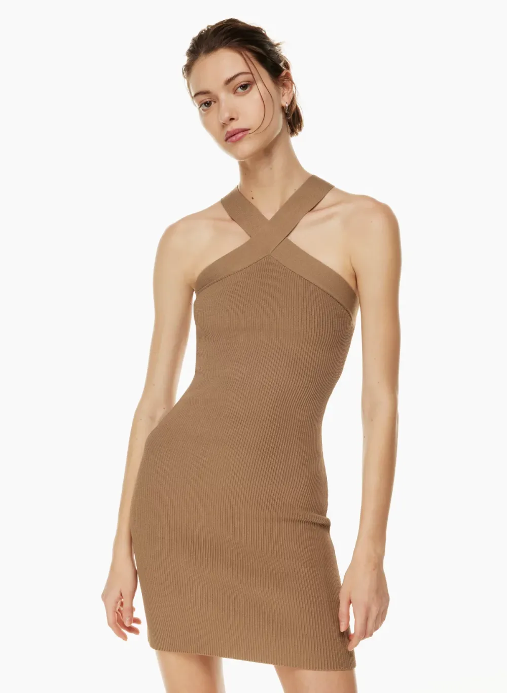 sculpt knit criss cross dress