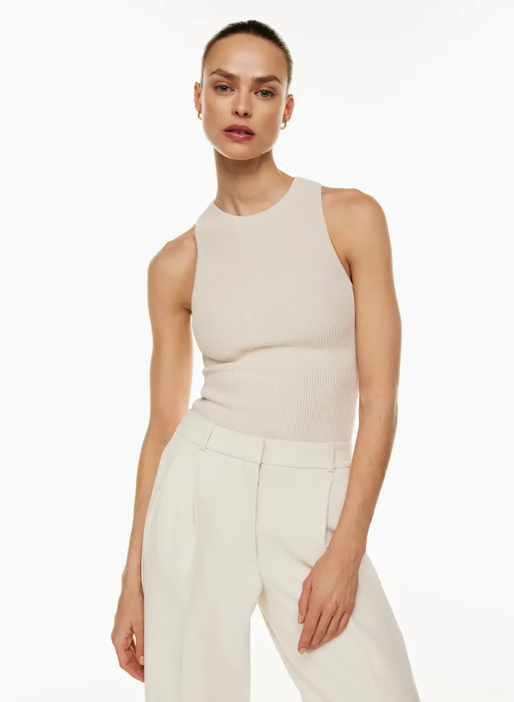 sculpt knit racer tank