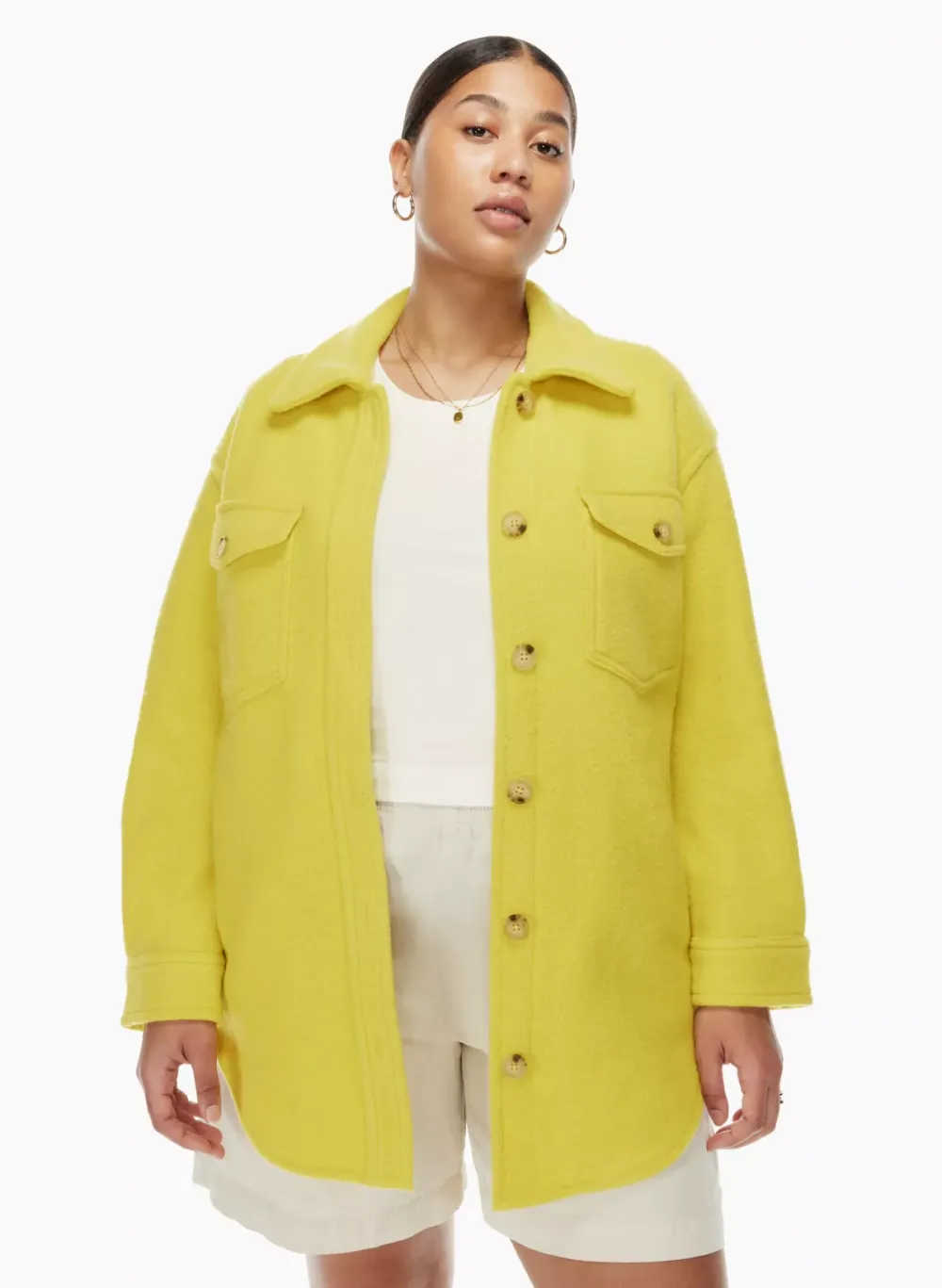 the gannaTM shirt jacket