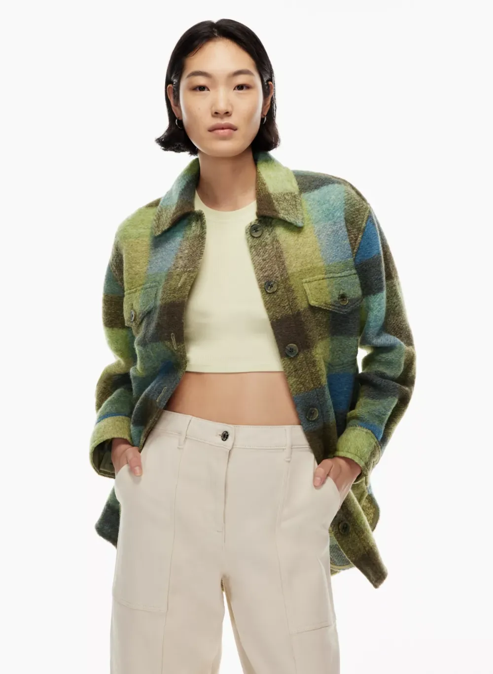 the gannaTM shirt jacket