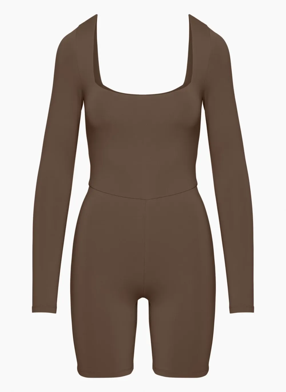 contour squareneck longsleeve romper